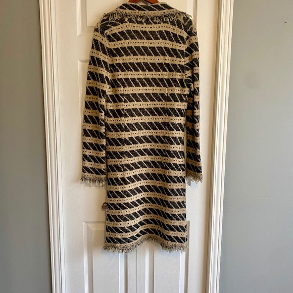 Katherine Barclay Fringe Trim Duster Cardigan - Picture 7 of 8